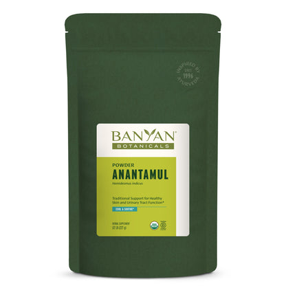 Anantamul powder bag on white background