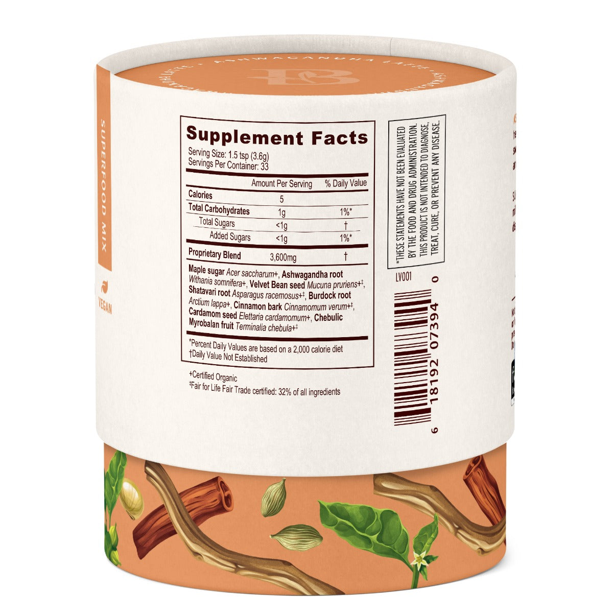 Ashwagandha latte side C