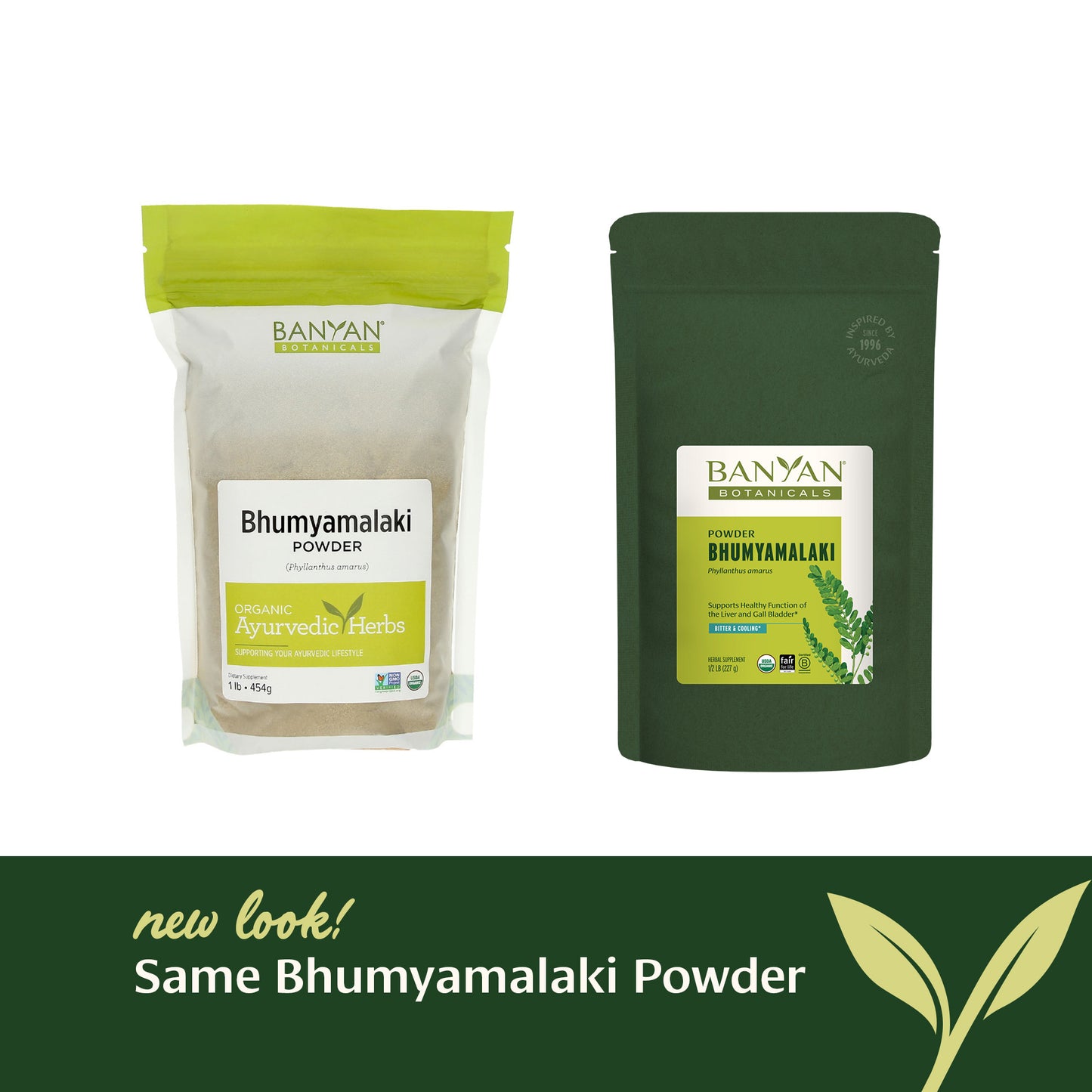 1/2 lb: New look, Same Bhumyamalaki powder 