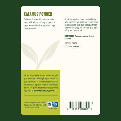 Calamus powder Supplement Facts