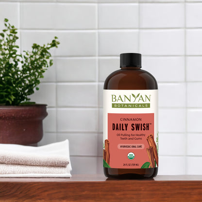 24 fl oz: Daily Swish Cinnamon Oil Pulling