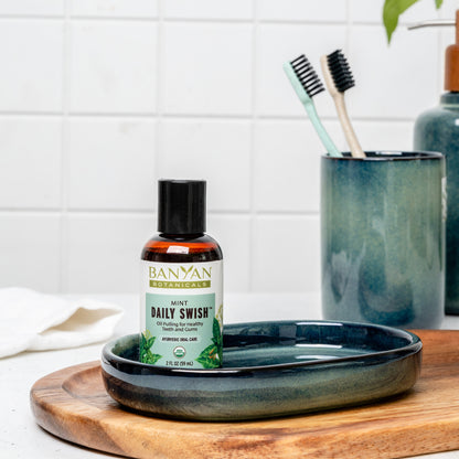 Travel | 2 fl oz: Daily Swish Oil Pulling Mint Lifestyle