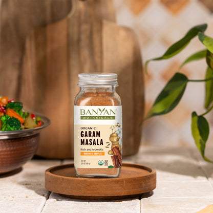 Garam Masala Spice with food dish