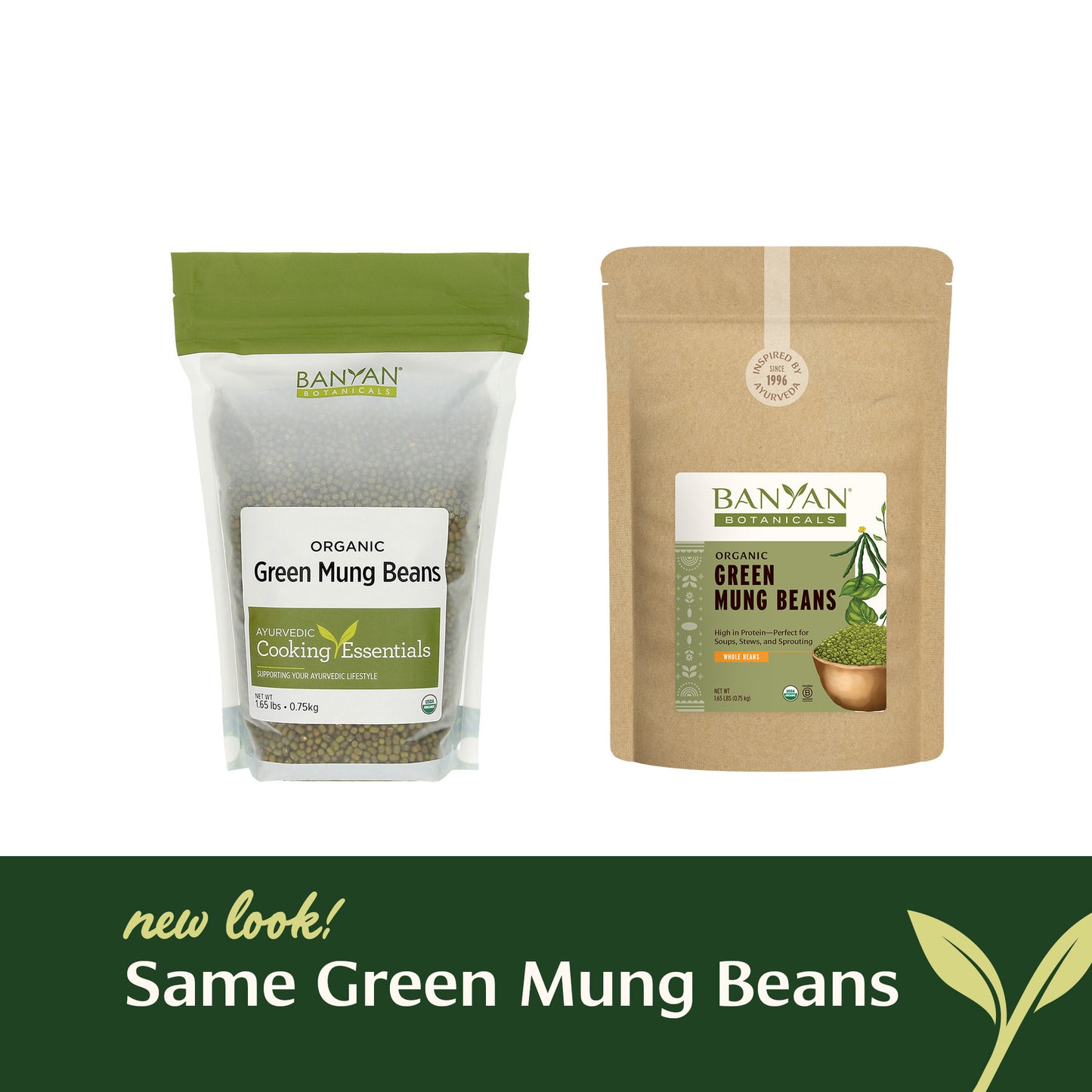 New look, same green mung beans