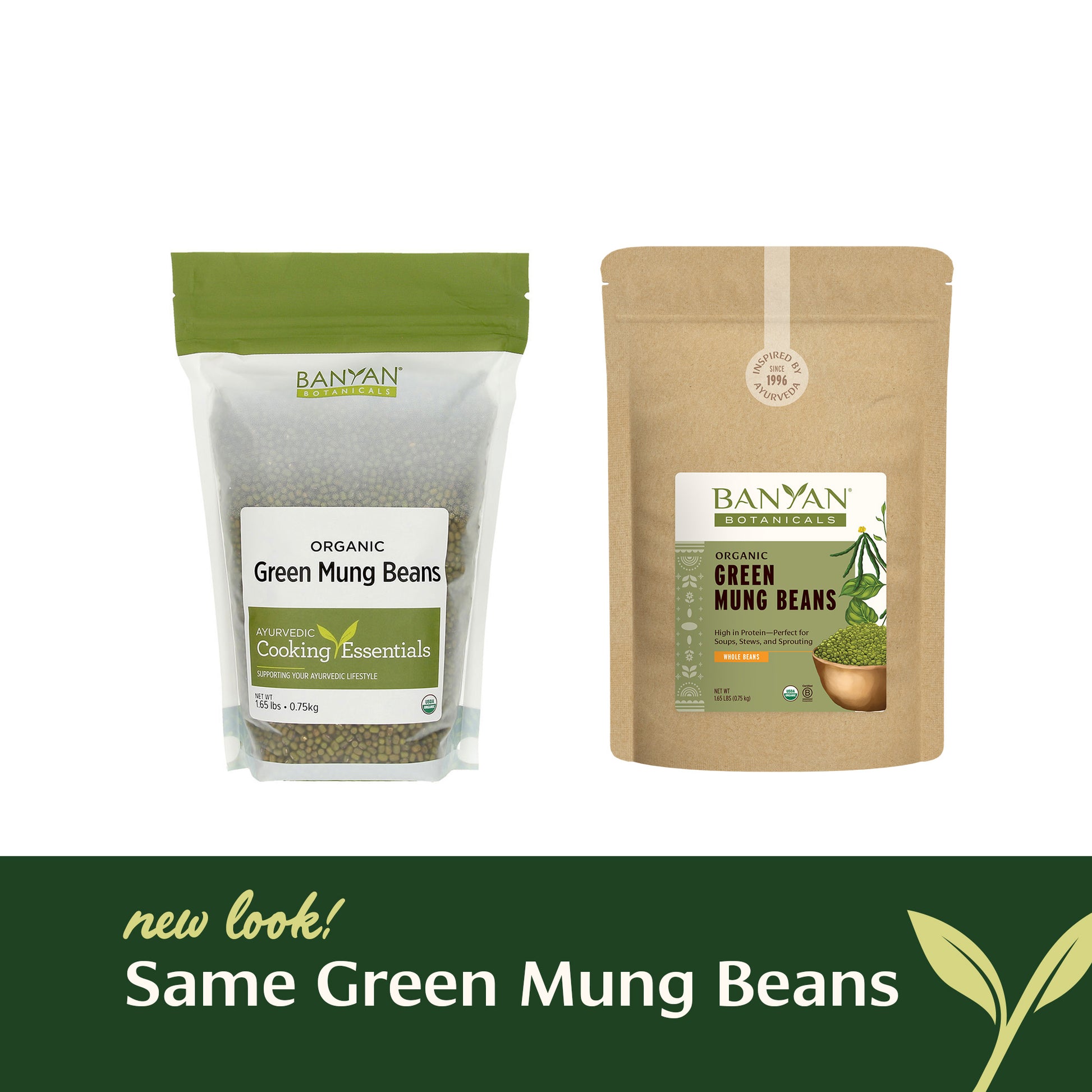 New look, same green mung beans