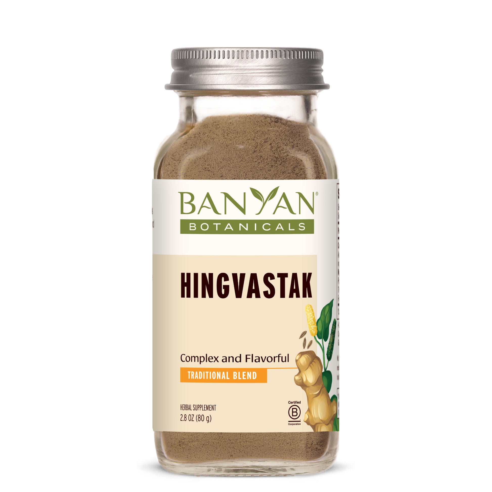 Glass spice jar of Hingvastak