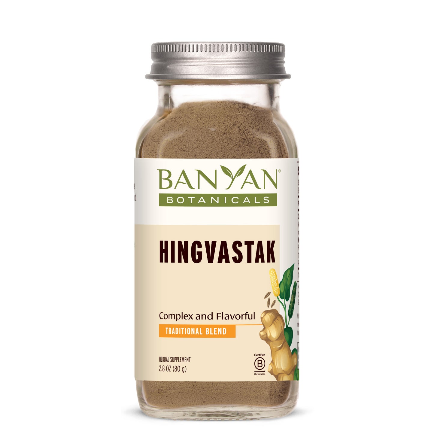 Glass spice jar of Hingvastak