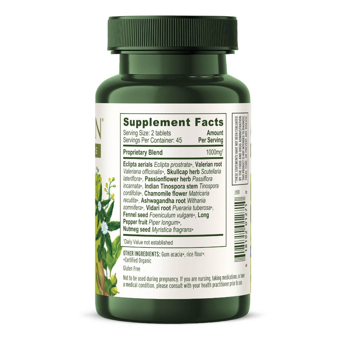I sleep soundly supplement facts