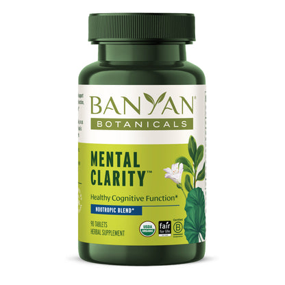 Mental Clarity Tablet Bottle Front