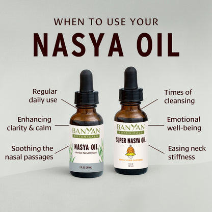 When to use Nasya Oil
