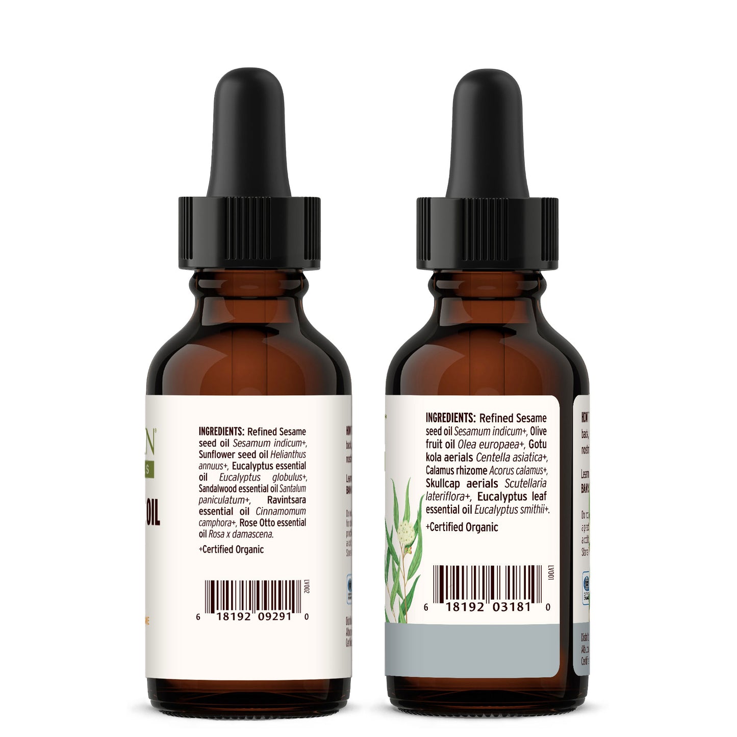 Super Nasya Oil Nasya Oil Bundle Ingredients Label