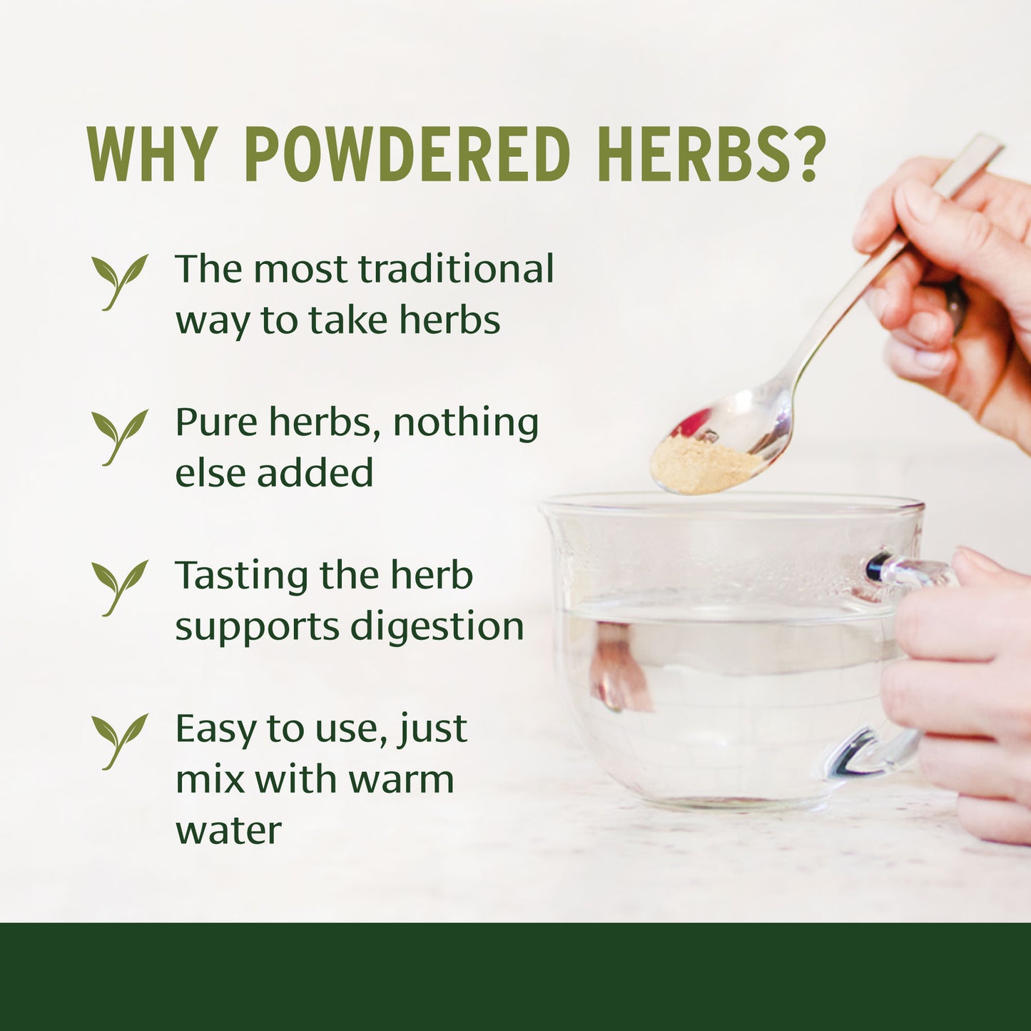 Benefits of taking powdered herbs