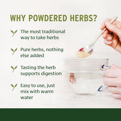 Benefits of taking powdered herbs